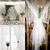 Wedding Decoration Decor Yarn Staircase Chair Back Gauze Tulle Roll Wedding Backdrop Chair Sashes