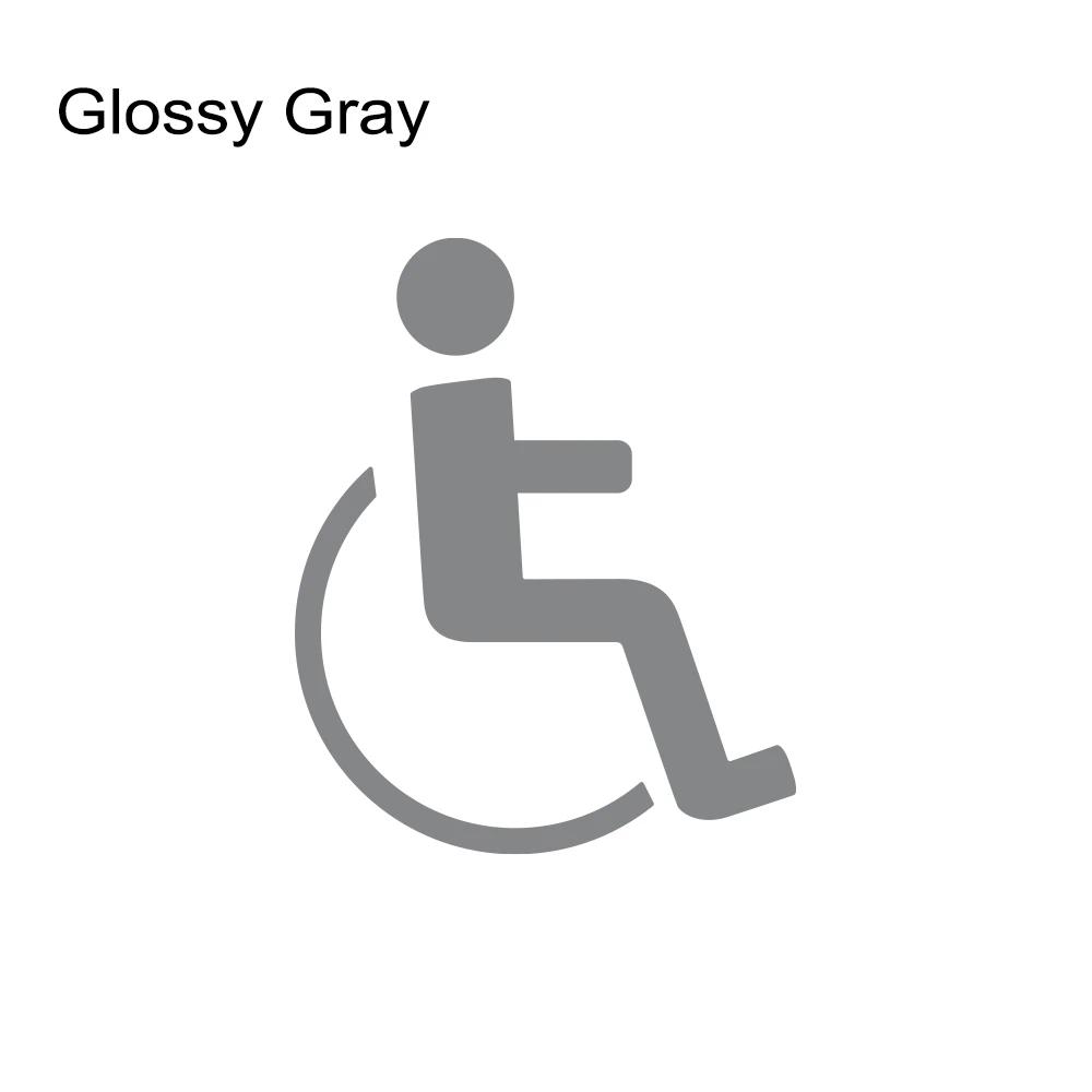 PVC Disabled On Board Car Wheelchair Sign Sticker Windshield Window Waterproof And Scratch Resistant Decals Styling Decoration