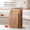 Acacia Wood Square Cutting & Chopping Board for Kitchen Use
