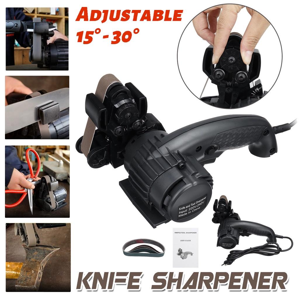 Электрическая профессиональная точилка Камень Инструмент Автоматическая шлифовка Для кухонных ножей Заточка Регулируемая точилка для ножей