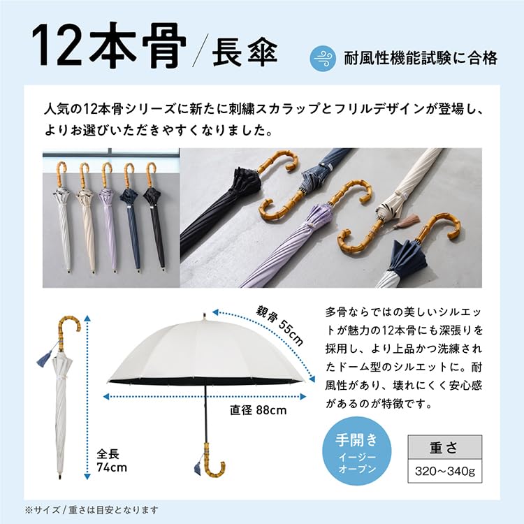 Самый прочный зонт от УФ-излучения с длинной простой кисточкой синего цвета, с защитой от УФ-излучения и от солнца, 55 см, для женщин, с бамбуковой ручкой, стильный, милый, прочный, для взрослых, милый, из ДПК.