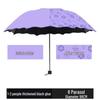 Water-Bloom Parasol: Manual Folding Umbrella for Sun and Rain, Dual-Use, Three-Fold Design, Perfect Gift