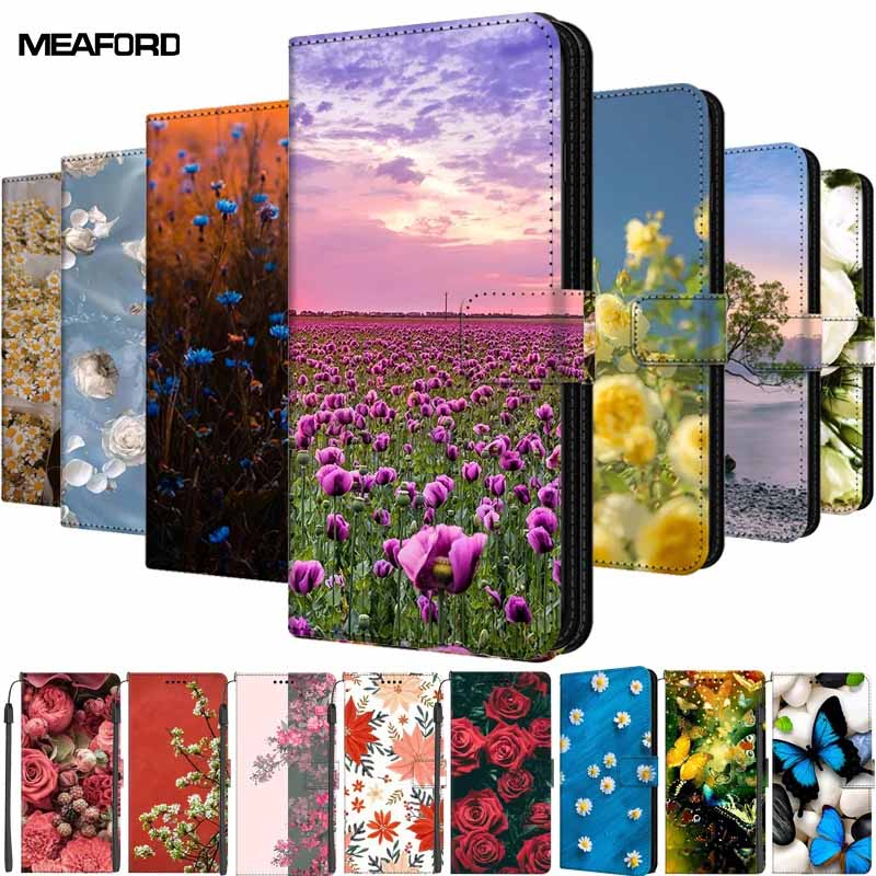 Leather Case For Honor Play9A 2024 Phone Case Magnet Book Cover For Huawei Honor X5B X5B Plus 4G Flip Wallet Case Protective Bag