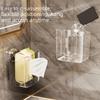 Punch-Free Suction Cup Tissue Box Transparent Face Towel Dispenser Wet Wipes Storage Box  Kitchen