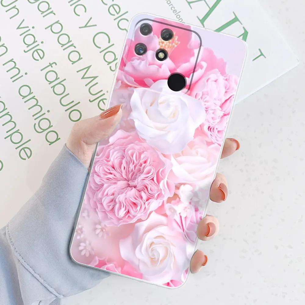 For Realme Narzo 50A Case Narzo 50A Prime Watercolor Marble Soft Silicone Bumper Cases For Realme Narzo 50A Back Cover Fundas