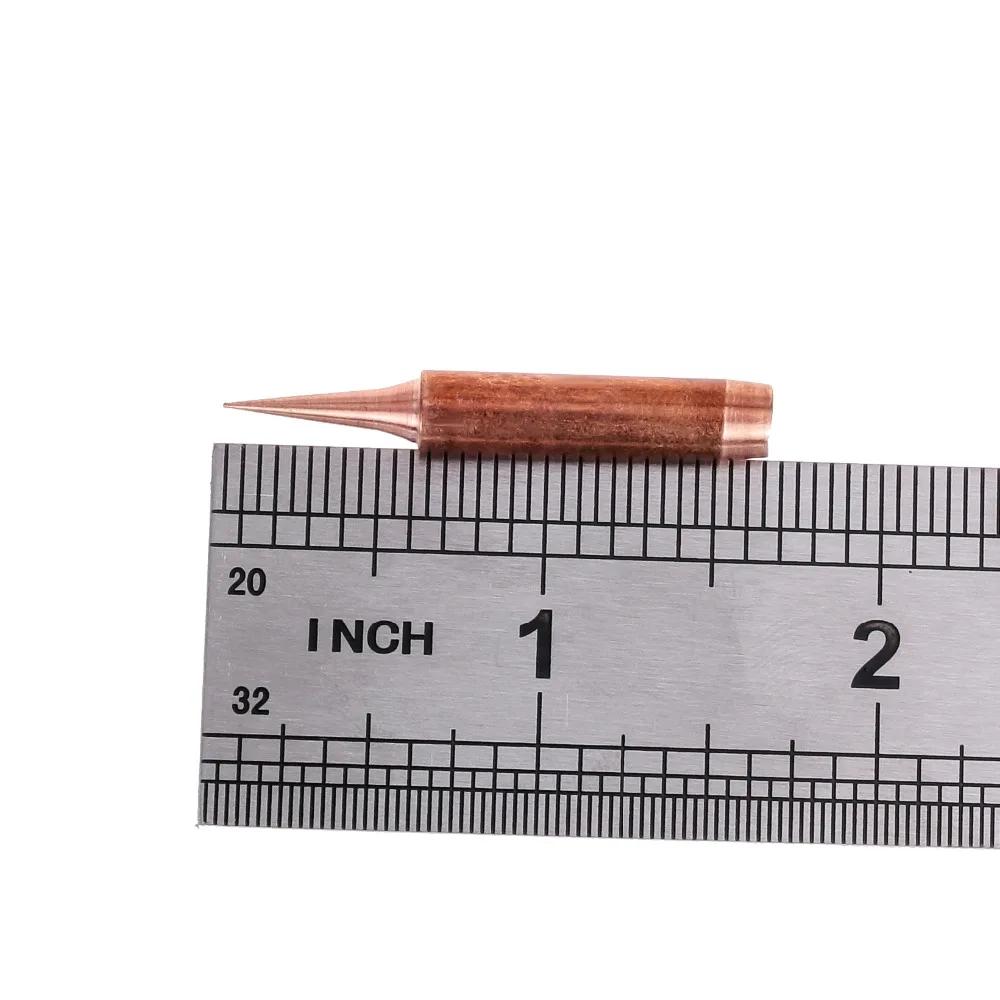 5/10/20Набор 900M-T Немагнитные наконечники для паяльника из чистой меди для 936 907 Корпус паяльника Инструменты для пайки Фирменное жало