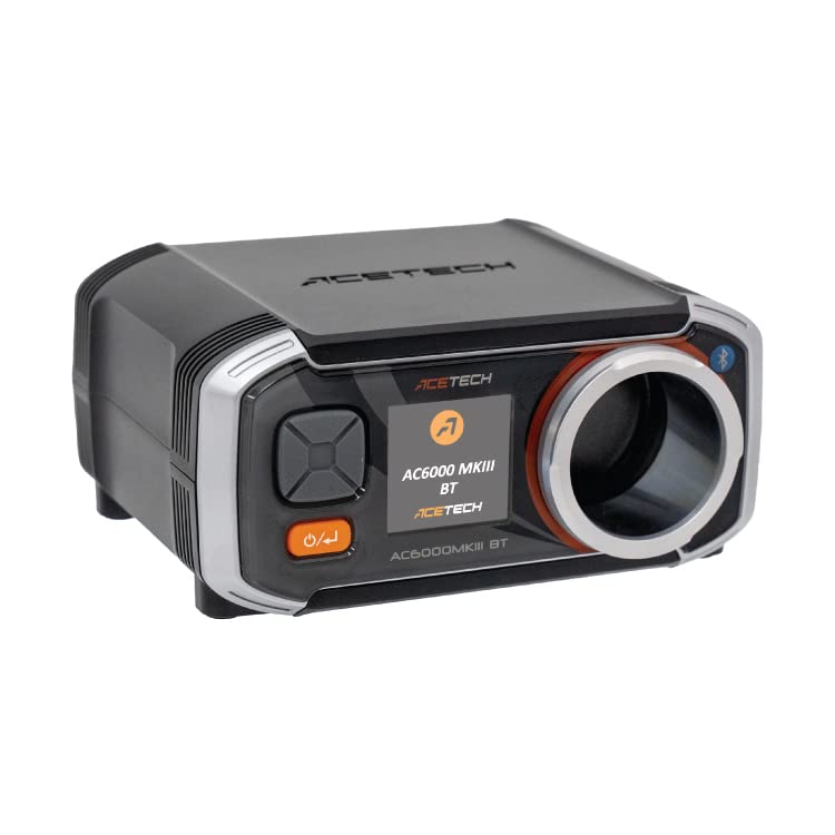 Измеритель скорости пули ACETECH Airsoft, серия BB, измерение скорости стрельбы пулями, измеритель начальной скорости, хронограф для геймеров BT (AC6000MKIII (Bluetooth