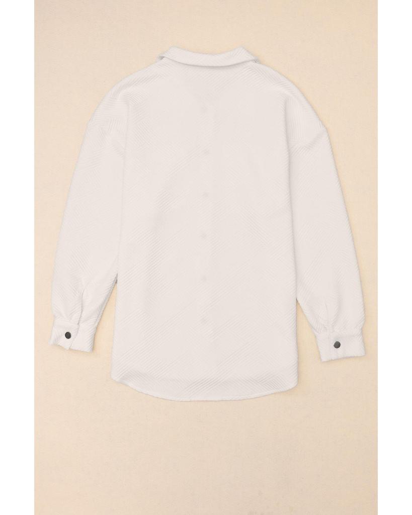 Azura Exchange Фактурная куртка с карманом-клапаном на пуговицах