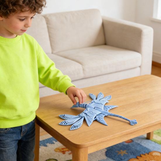 3D-печатный птерозавр с гибкими шарнирными крыльями, игрушка летающий дракон, реалистичная игрушка-антистресс для взрослых