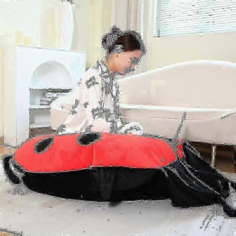 100см Носимые Плюшевые Игрушки Насекомые Божья Коровка Мягкая Подушка Смешная Вечеринка Косплей Кукла Мягкая Набивная Плюшевая Подушка для Сна Детские Подарки