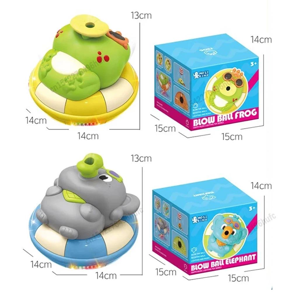 Musical Walking Elephant Suspension Ball Automatic Obstacle Avoidance Sound And Light Interactive Children'S Toy Christmas Gift