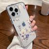 Прозрачный чехол для телефона, все включено, цветочный чехол для iPhone 16, 15 Plus, 14, 13, 12 Mini, 11, Xs, Xr, 7, Samsung S24+, S23, A54, силиконовый мягкий чехол с принтом бабочек