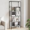 VidaXL 5-Tier Bookcase Sonoma Grey 76x33x188.5 Cm 839006