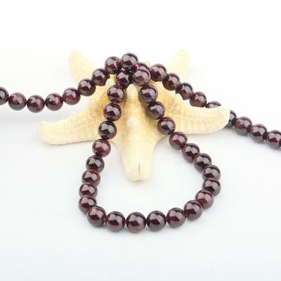 Изоляционные бусины из натурального камня гранат, круглые свободные бусины, подвески для ожерелья, браслета, шитья, изготовления ювелирных изделий