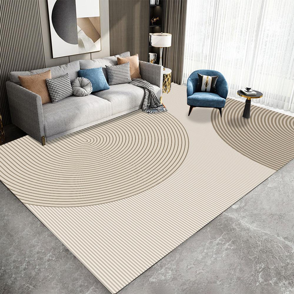 Nordic Гостиная Ковер Светлый Роскошный Домашний Декор Нескользящая Подушка Спальня Диван Стол Покрытый Большим Ковер Домашний Декор