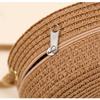 Summer Round Straw Shoulder Bags Handmade Woven Crossbody Bag Purse  Trendy Beach Bag Daily Messenger Phone Handbag