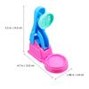 22 Pcs Children's Colored Mud Noodle Machine Pieces Set Animal Molds Toys Mini Clay Plastic Tool Kit Miss