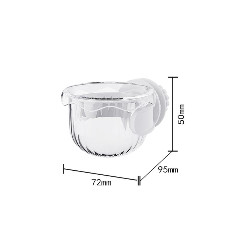 Bird Feeding Cup Parrot Feeding Bowl Clear Pet Hanging Cage Bowl Splash-Proof Waterer Feeding Food Drinking Feeder
