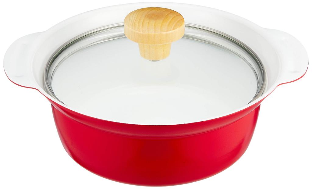 Wahei freiz Кастрюля Cardinal Red 18см Кастрюля с двумя ручками RB-1276