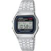 [Стандартные цифровые часы Кварцевые A159WA-N1 Мужские Дешевые Casio Серебристые Модель для зарубежного рынка [Параллельный ...