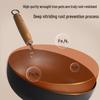 COOKER KING 28cm Nitrided Wrought Iron Non-Stick Stir-Fry Wok