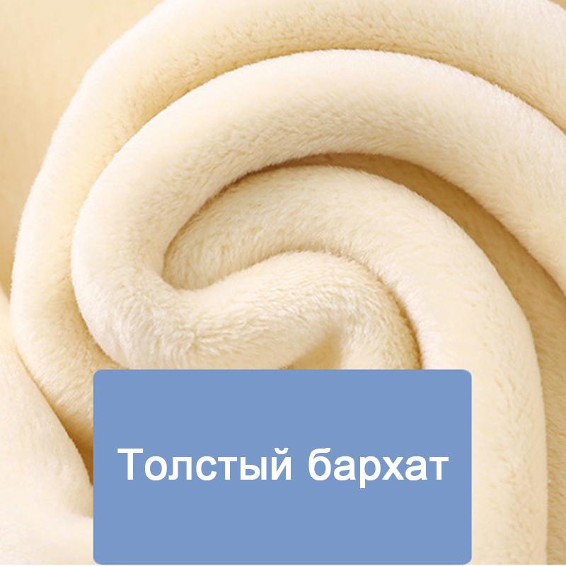 Зимний детский теплый флисовый костюм с длинным рукавом, домашняя одежда с рисунком
