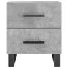 Nightstands 2 pcs Concrete Grey 40 x 35 x 47.5 cm Particleboard