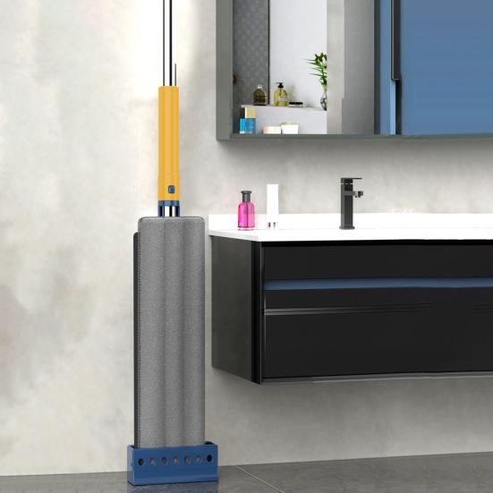 1 Set Mop Set with 6 Microfiber Pads 360 Degree Rotation Large