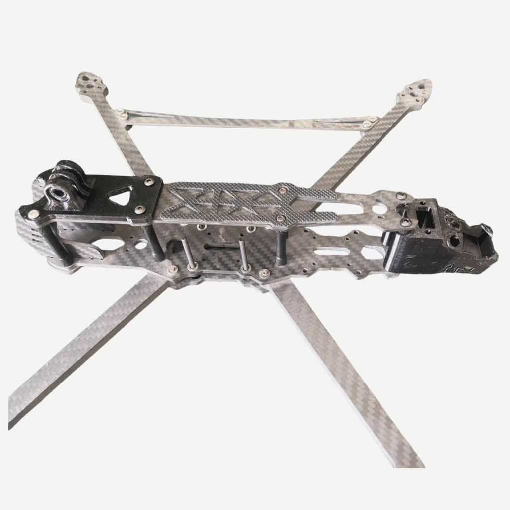 MARK4V28 9/10-Inch Carbon Fiber FPV Racing Drone Frame