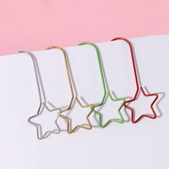 20 шт., крючки для рождественских украшений, универсальные изысканные подвесные крючки в форме звезды для праздничного украшения