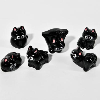 Новая фигурка миниатюрная мультяшный кот микроландшафт смола украшения для украшения дома милый котенок настольный декор для комнаты