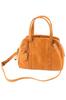 Mini Boston Bag 2WAY Genuine Leather Camel [Genten] GE-42412-52