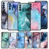Чехол с рисунком в виде цветка из мрамора для Oppo Reno8 Reno7 Reno6 Pro A54 5G Find X6 X5 A53 A52 A9 A15 A95 A17 A16 A76 A74 A57 A31