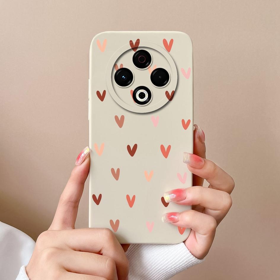 Hot Phone Case For Tecno Spark GO 1 2025 Pop 9 Camon 30S Sprak 20 30 Pro 30C 4G 5G Super Shockproof Soft Silicone Sweet Love Heart New Cover For Tecno