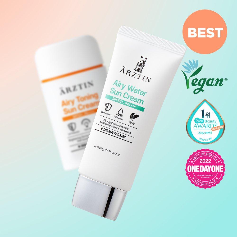 Arztin Солнцезащитный крем Airy Water SPF50+, PA++++ 60 мл