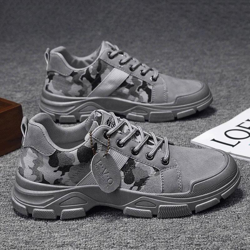 Мужская обувь Весна Корейская версия Универсальная повседневная парусиновая обувь Дышащая обувь Tide Спортивная обувь для активного отдыха