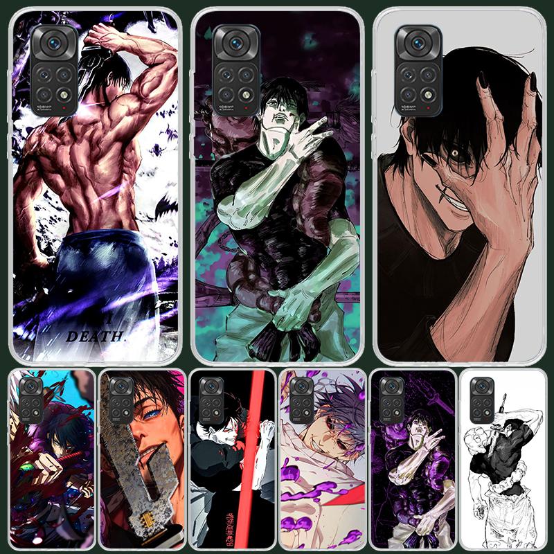 Kaisen J-Jujutsu Fushiguro Toji Phone Case For Xiaomi Redmi Note 10 9 9S 8 8T 7 5 Mi 12T 11T 10T 9T 15 Pro 14 Ultra 12 11 Lite 1