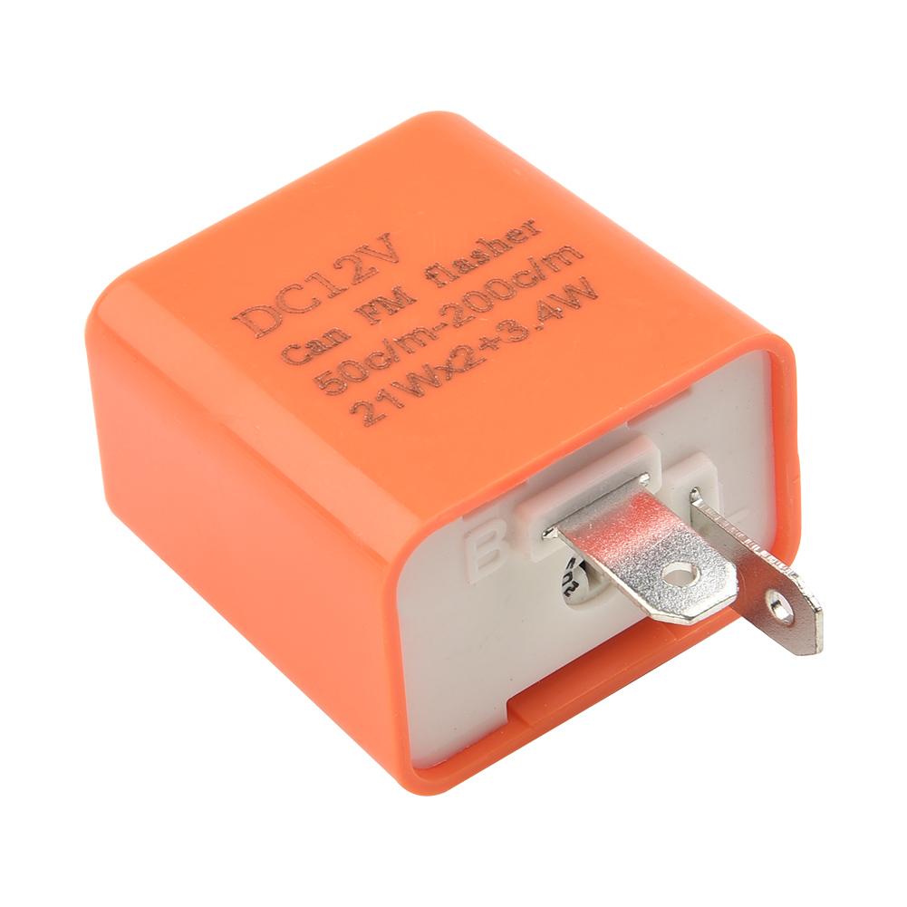 2-контактный регулируемый светодиодный мигающий реле поворотника мигалка для мотоцикла светодиодный индикатор мигающий реле мото