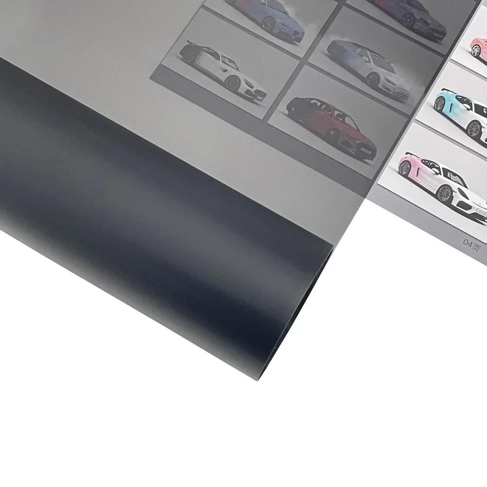 Дымчато-матовая черная автомобильная пленка для фар, тонировка задних фонарей, противотуманных фар, виниловая пленка для фар, тонировка задних фонарей