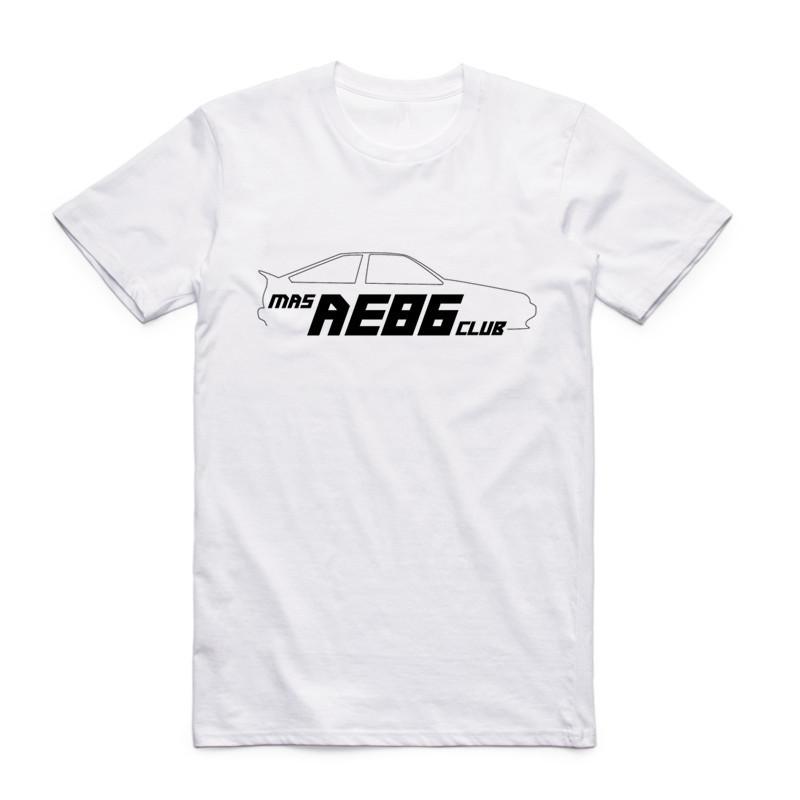 2017 Unisex Print Drift Japanese Anime Fashion T Shirt Short Sleeves O Neck Summer Cool Casual AE86 Initial D Homme Tshirt