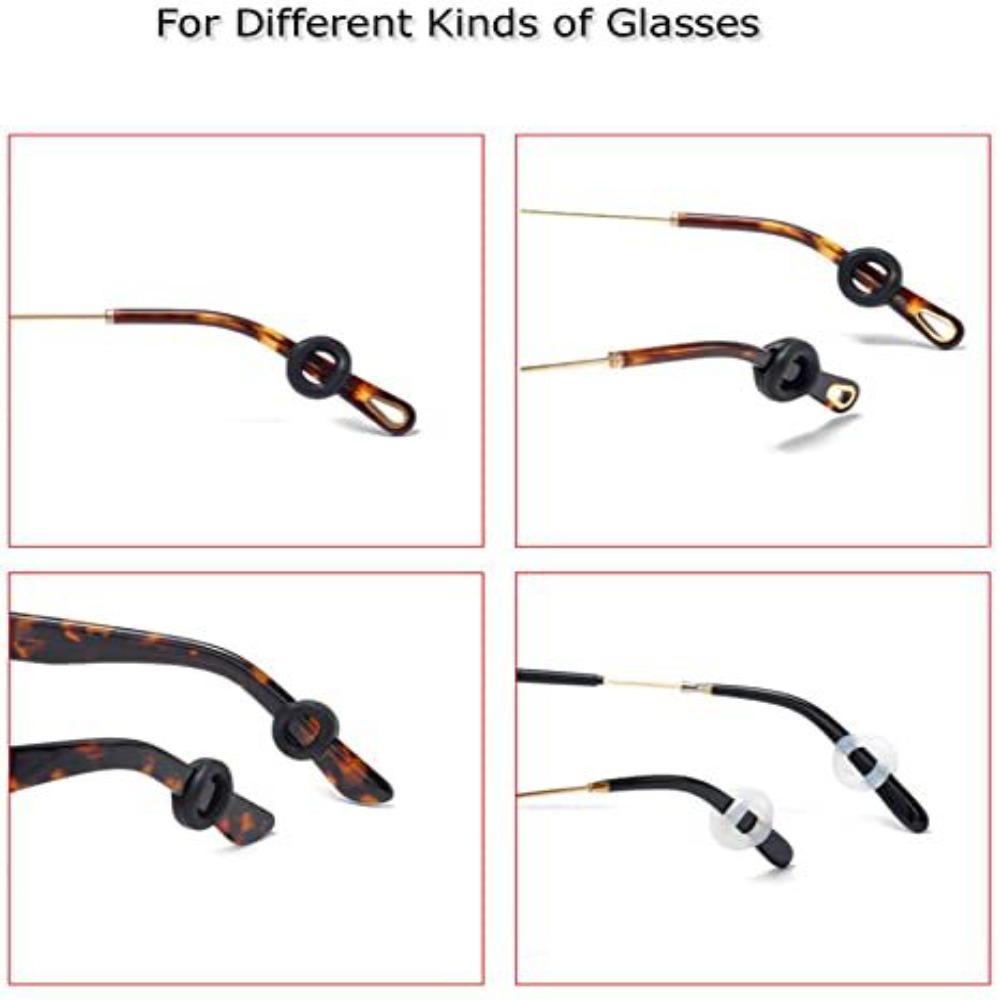 14Pairs Silicone Eyeglass Ear Grips Ear Grip Glasses Sleeve Holder Spectacles Hooks Reading