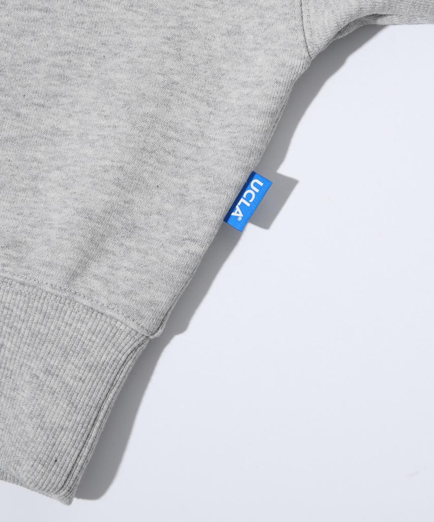 UCLA Women'S Teddy Bear Semi-Crop Sweatshirt [L-M-Grey] (Ub2Lt50)