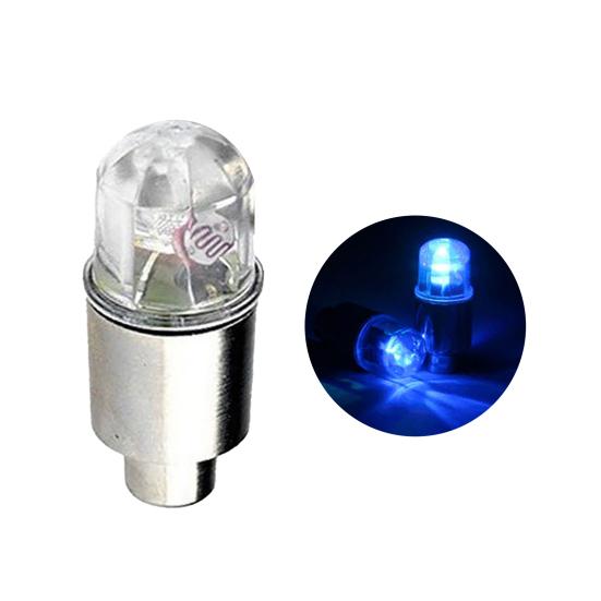 Wheel Valve Cap Light LED Vibration Sensor Light-Duty Alloy Universal Bicycle Cap Light