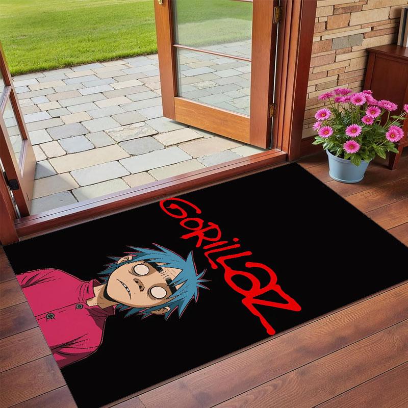 Crystal Velvet Rug Soft Non Slip Indoor Floor Mat Home DecorGorillaz