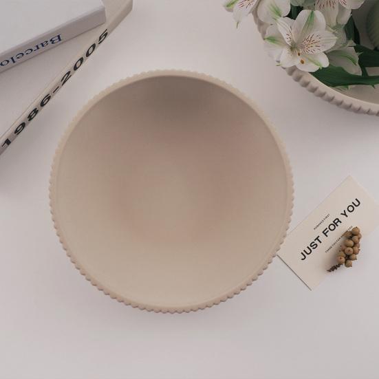 Storage Bowl Silicone Mold Handmade Gypsum Epoxy Resin Casting Mold Fruit Serving