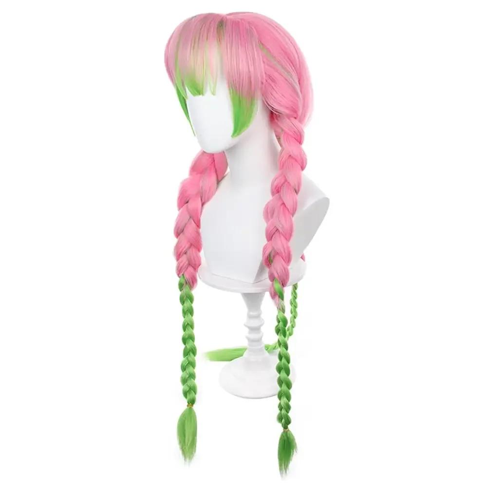 Party event Anime Demon Killer wig Kanroji Mitsuri Cosplay golden short synthetic hair Kanroji Mitsuri wig