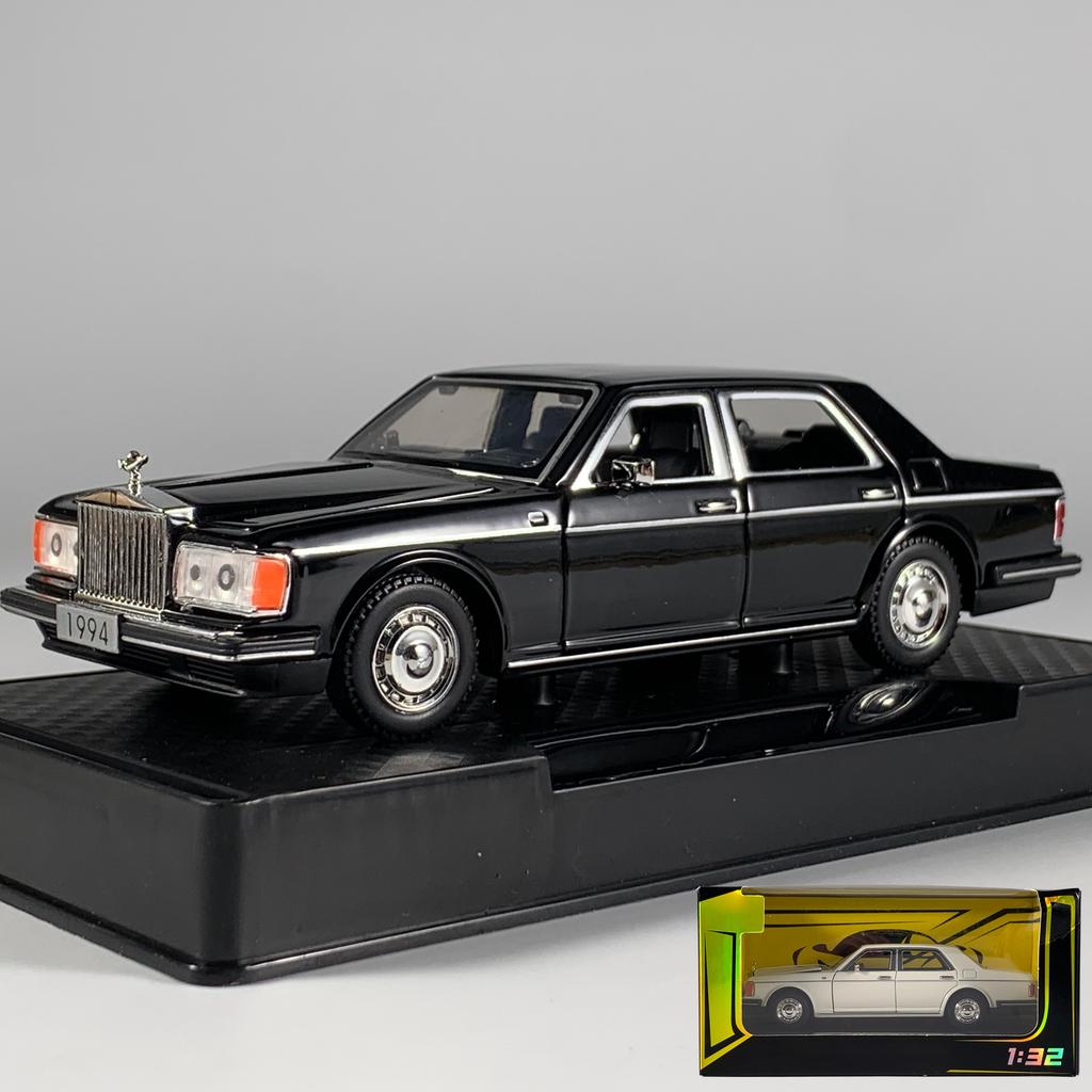 1:32 1994 Rolls Royce Silver Spur Лимузин Сплав Металл Литая Модель Автомобиля Украшение для Домашнего Компьютера Настольный Дисплей Мини Подарок для Взрослого