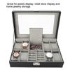 Чехол для хранения часов из искусственной кожи с 8 слотами, держатель для ювелирных изделий, органайзер