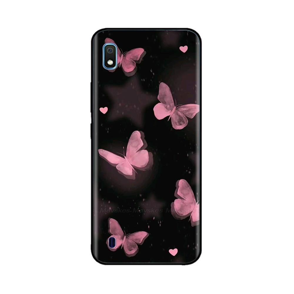 Чехол для Samsung Galaxy A10 Милый Мягкий Гладкий Жидкий Силикон Полная Защита Чехлы для Телефона Для Samsung A10 Чехол A 10 SM-A105F