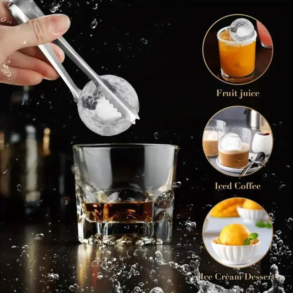 Clear Ice Cube Mold Round Ice Cube Maker Summer Ice Box  for Bar Party